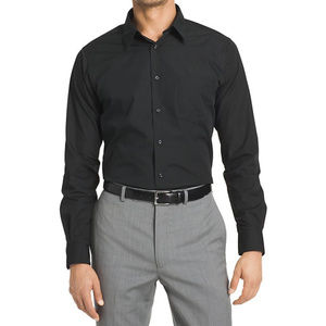 Van Heusen Fitted Black Men's Dress Shirt